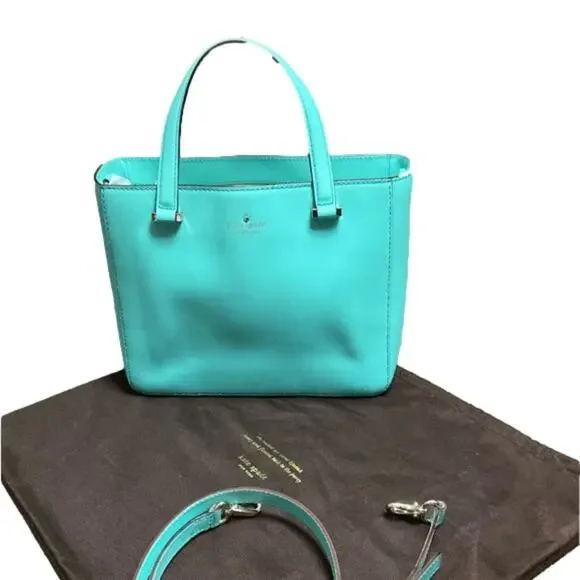 Kate Spade Aqua Blue Tote Bag - Picture 11 of 16